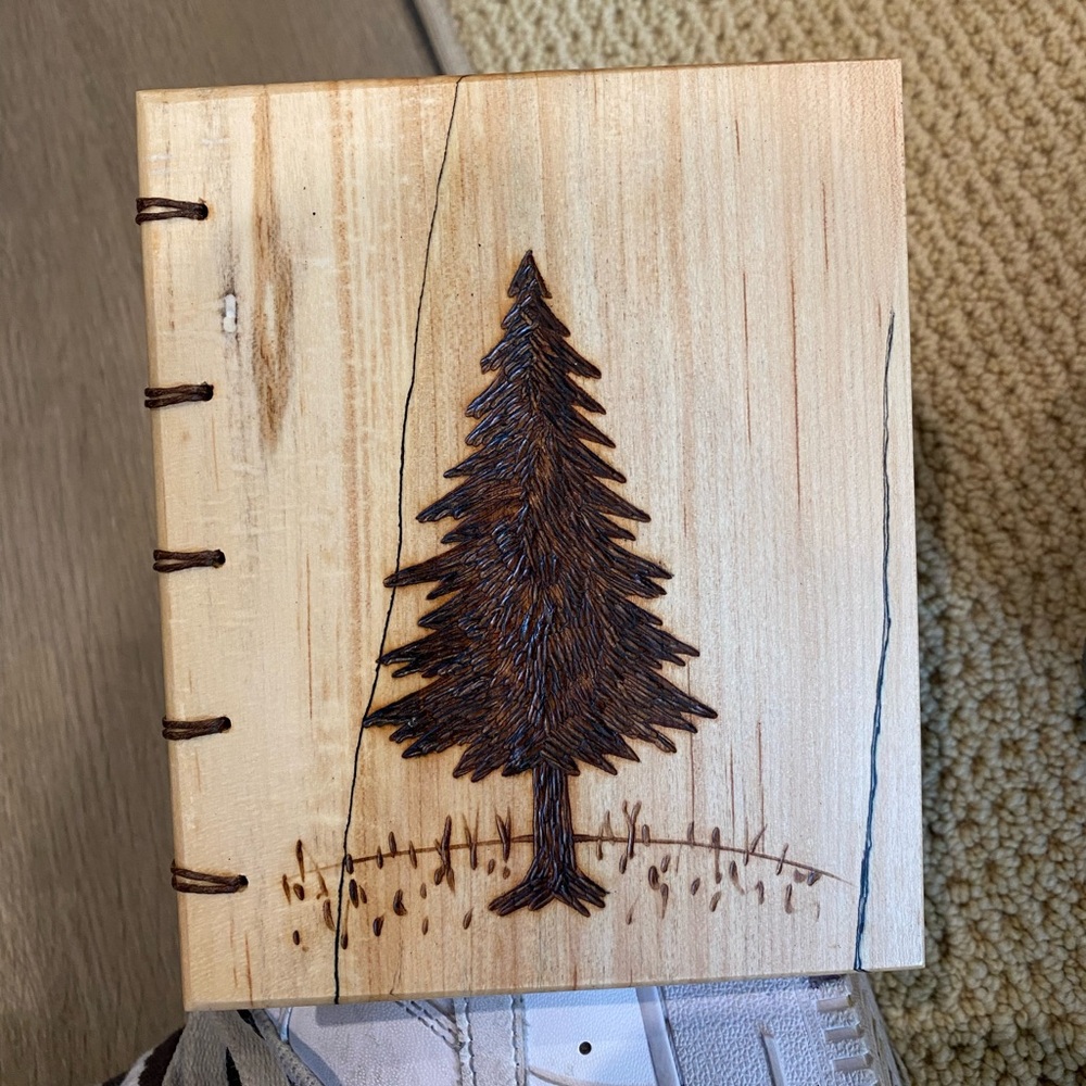 Handcrafted Wooden Notebook